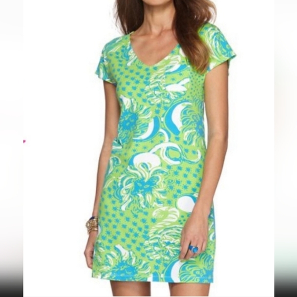 Lilly Pulitzer Daniella Roar of the Jungle T Shirt Dress size Small - Picture 8 of 8